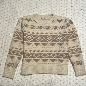 Be Cool Aztec print sweater size M/L